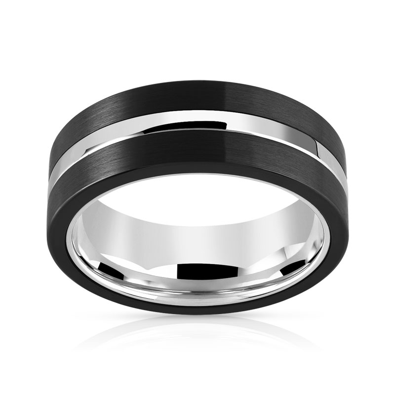 Bague céramique acier