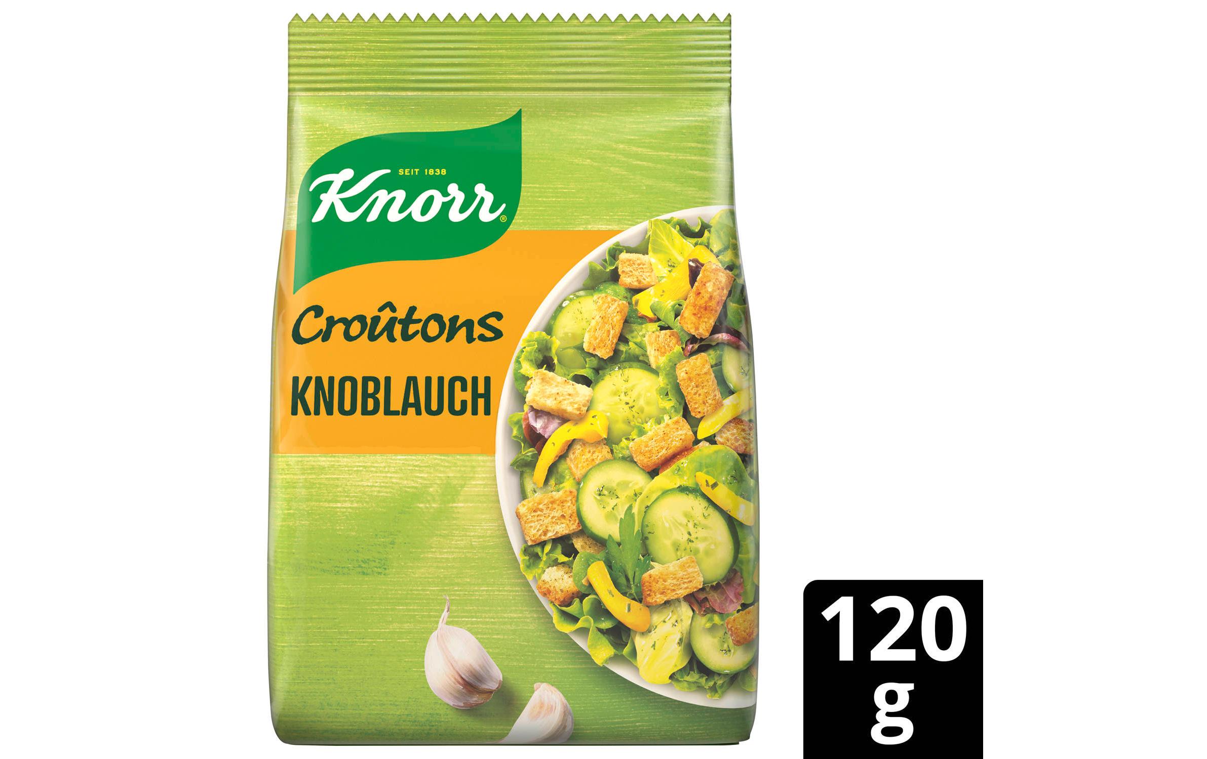 Croûtons Knoblauch 120 gKnusprige Brot-Croutons mit Knoblauchgeschmack