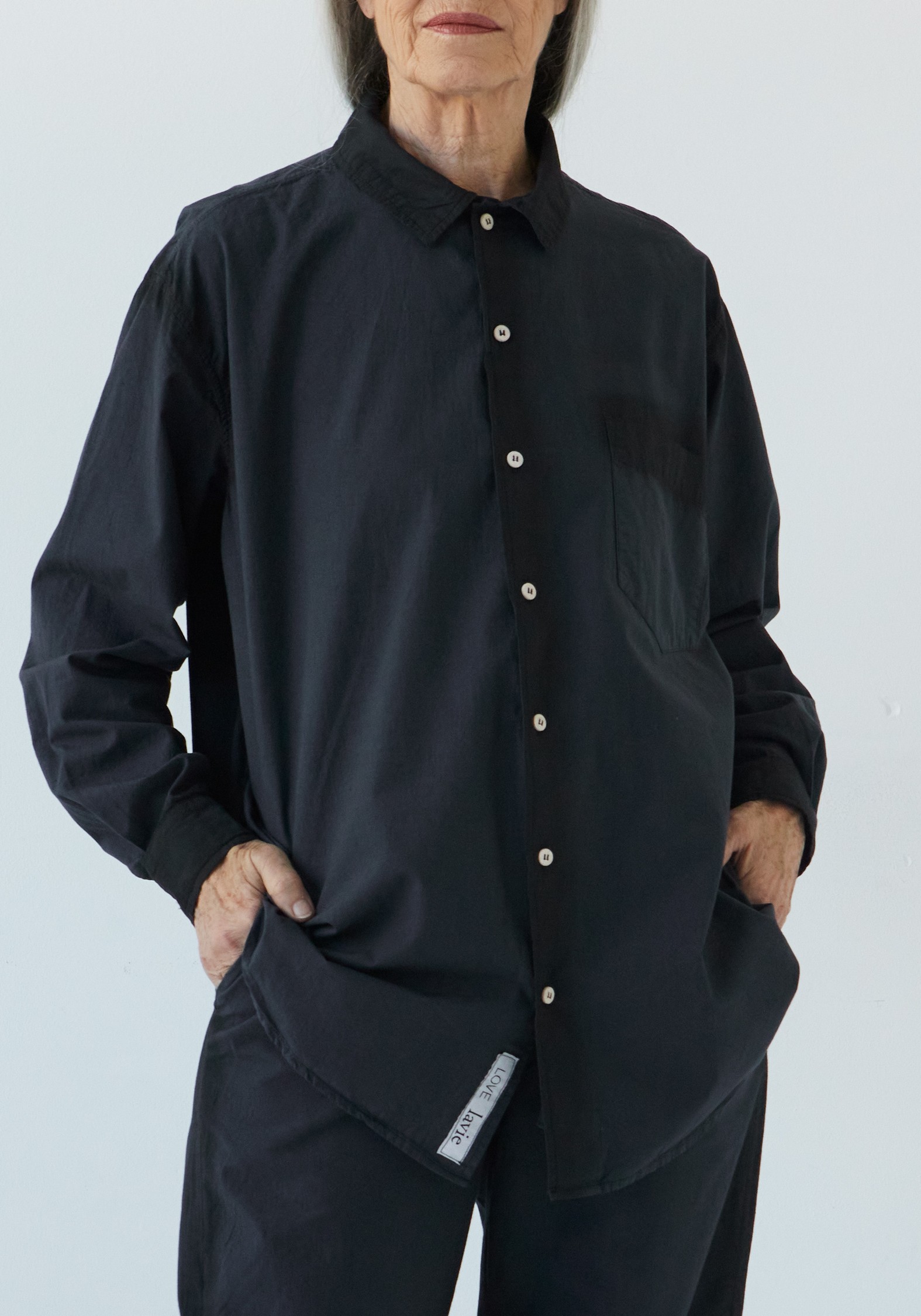 Lavie Hemd Yoko Washed Black