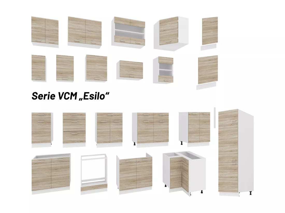 Armoire de four Largeur 60 cm Cuisine Esilo F