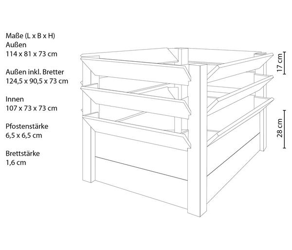 Westmann Holz-Hochbeet Premium