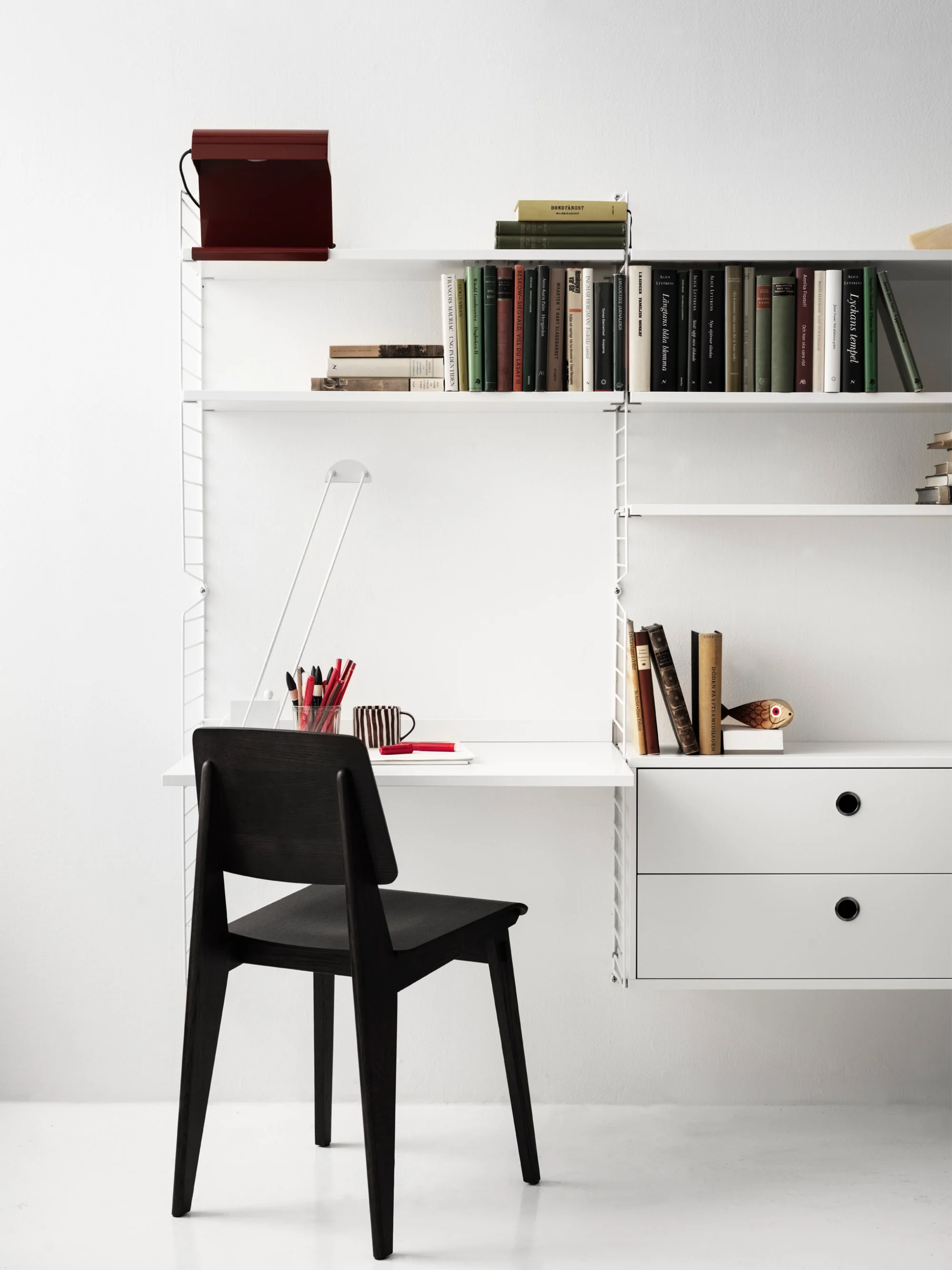Kast String System met lades, B 78 x D 30 cm