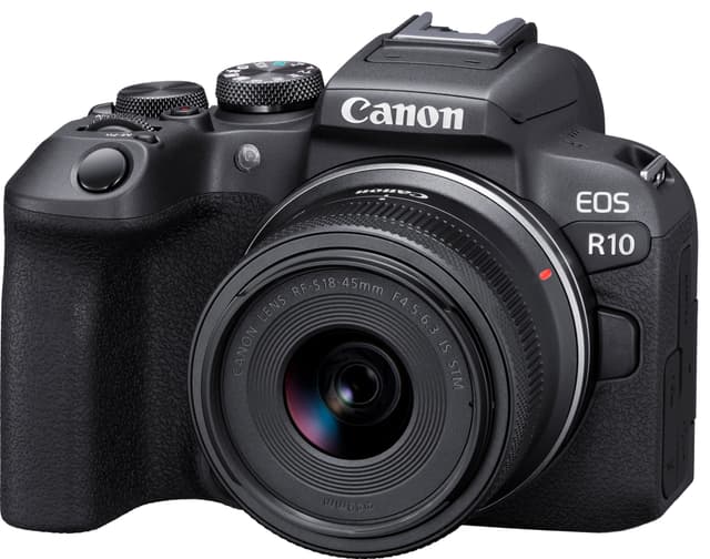 Canon EOS R10 spejlløst kamera + RF-S 18-45mm IS STM-objektiv
