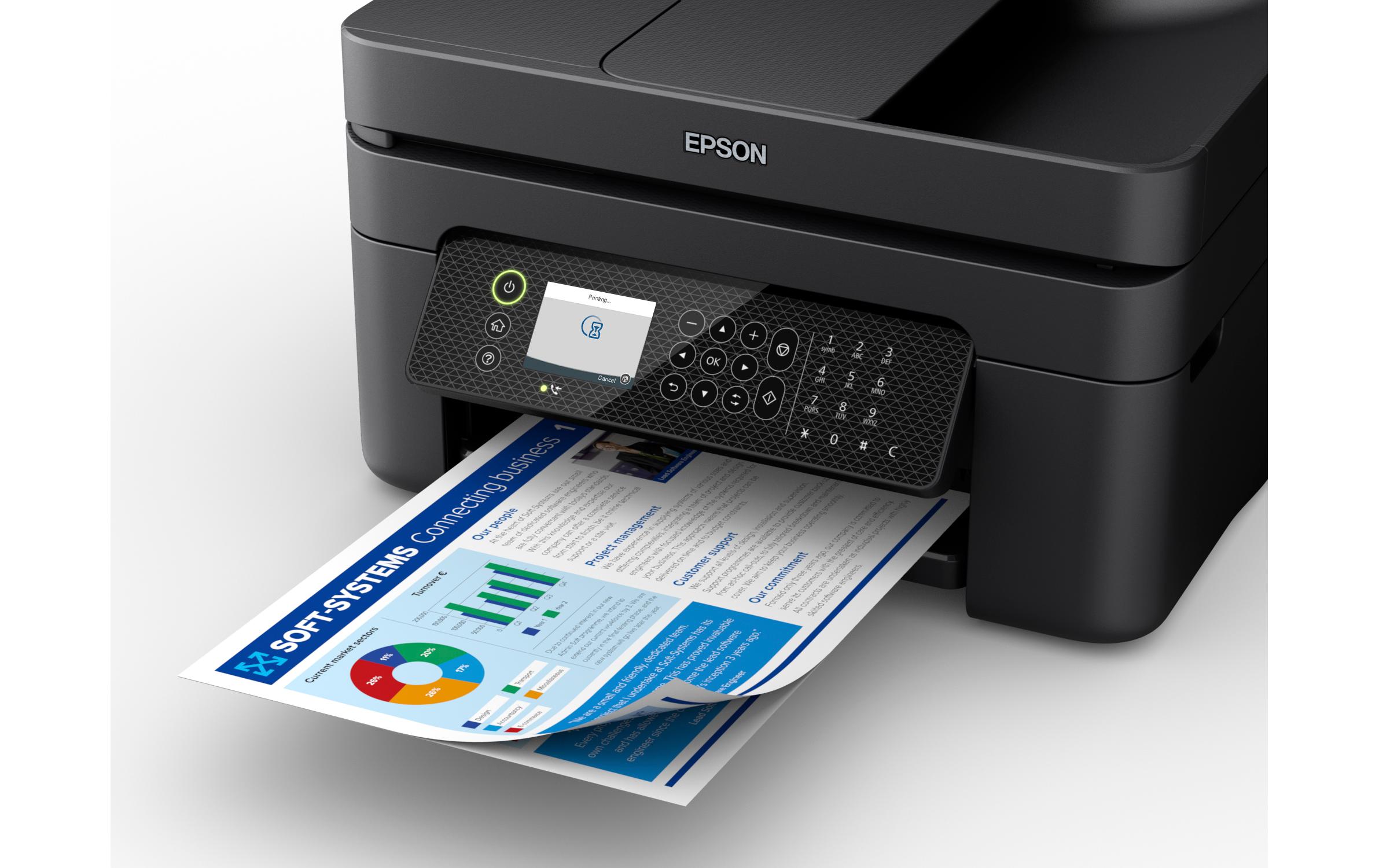 Multifunktionsdrucker WorkForce WF-2950DWF<br>WLAN-fähiger 4-in-1-Tintenstrahl-Multifunktionsdrucker