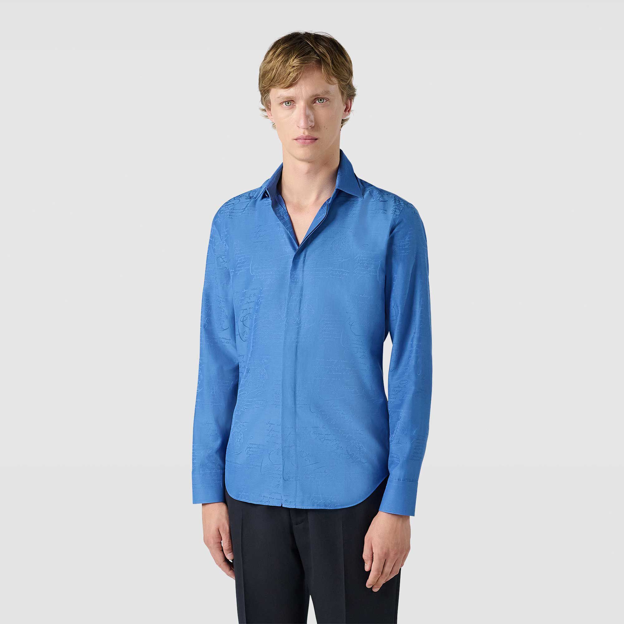 Chemise Andy En Coton Et Soie Scritto