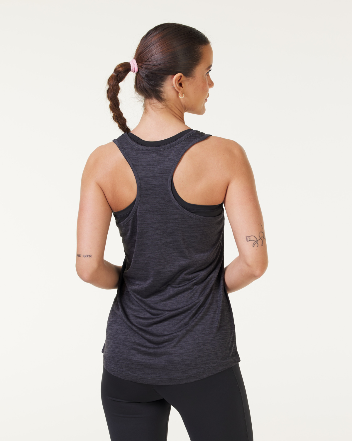 LEVITY Elemental Melange Tank Dark Grey Melange