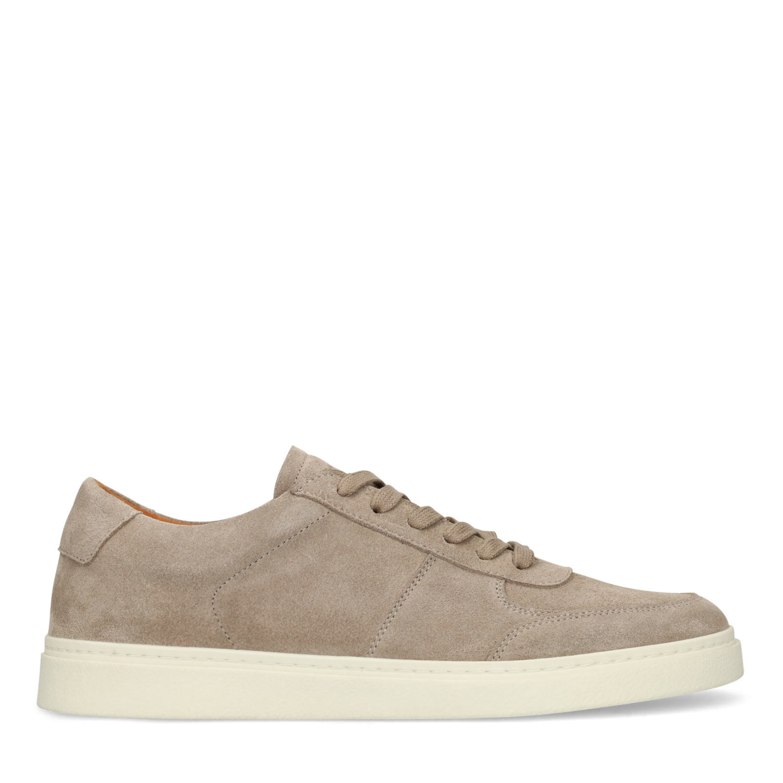 Beige suède sneakers