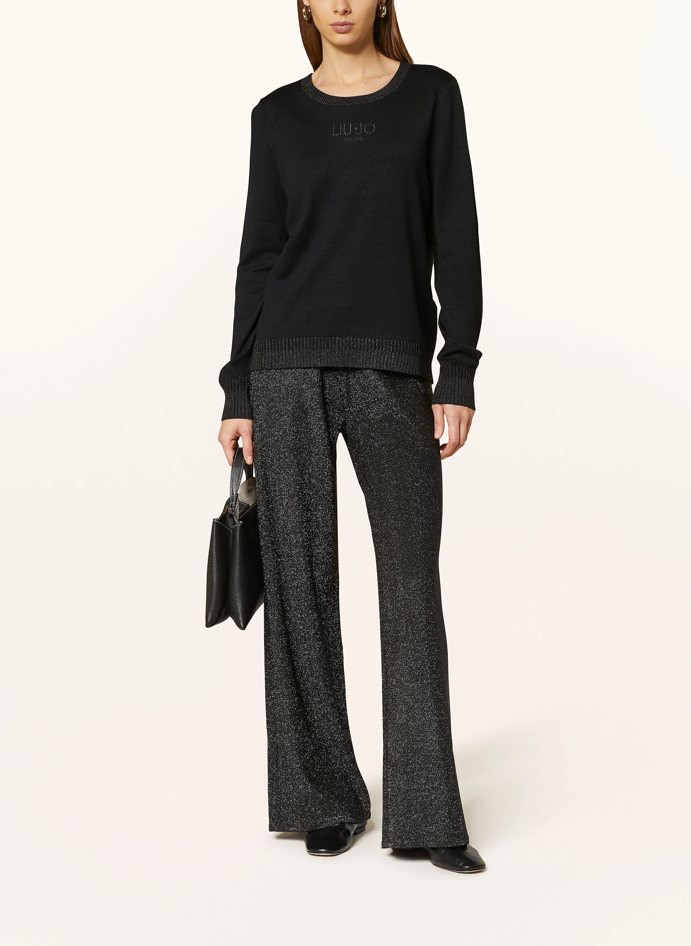LIU JO Pullover mit Glitzergarn