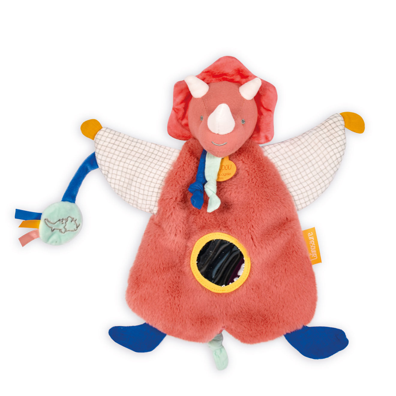 Doudou et Compagnie Marionnette d'éveil Lou orange