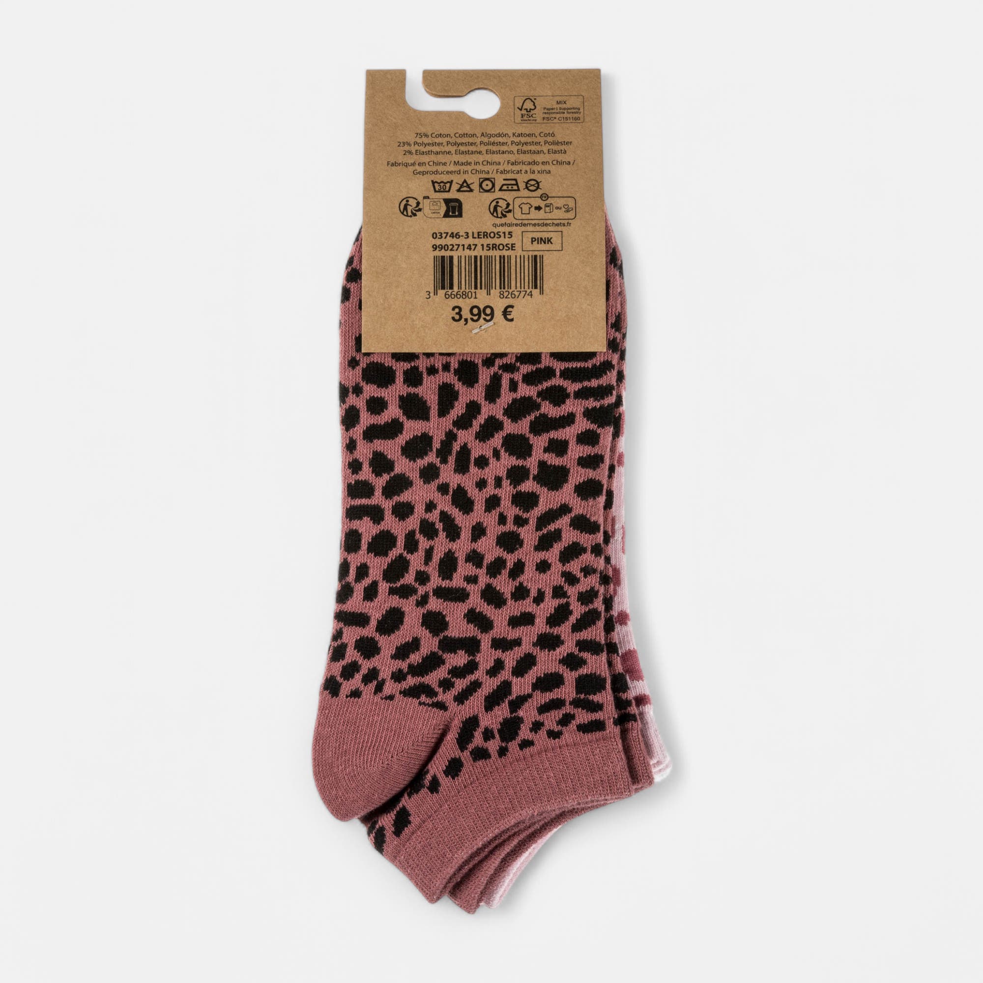 Chaussettes Femme rose