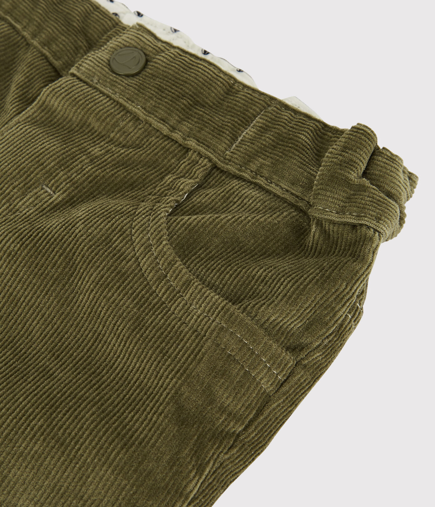Pantalon en velours bébé.