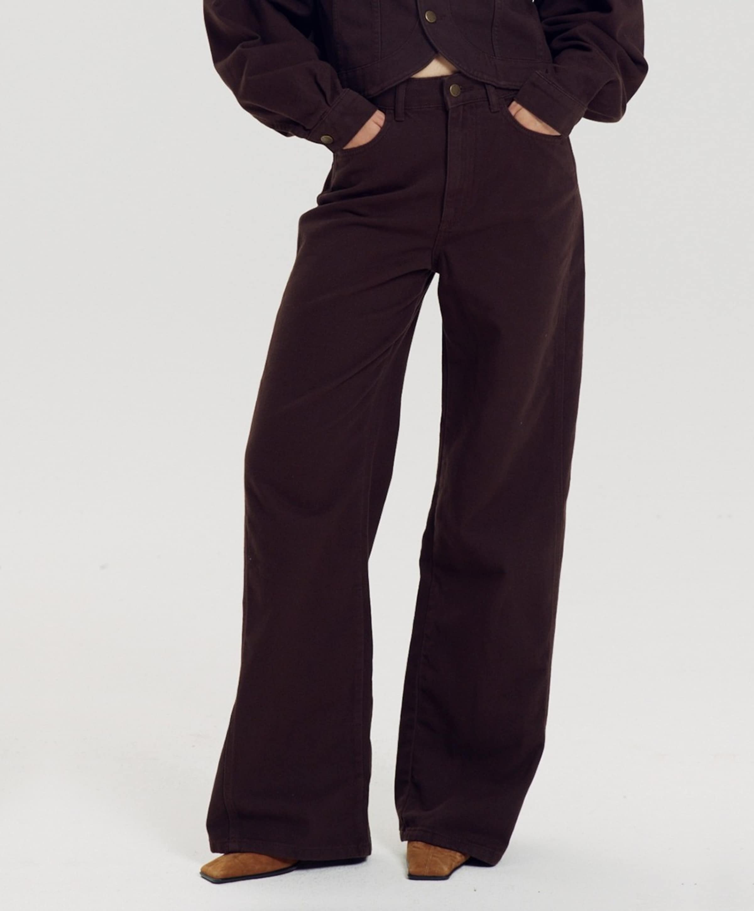 Harper & Yve MAYRA-PA dames broek bruin