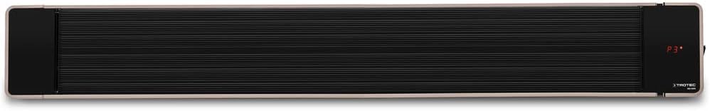 TROTEC Infrarot Heizstrahler IRD 2400 – Heizleistung 800 W / 1600 W / 2400 W – Dunkelstrahler, IP55, inkl. Fernbedienung, Timer-Funktion