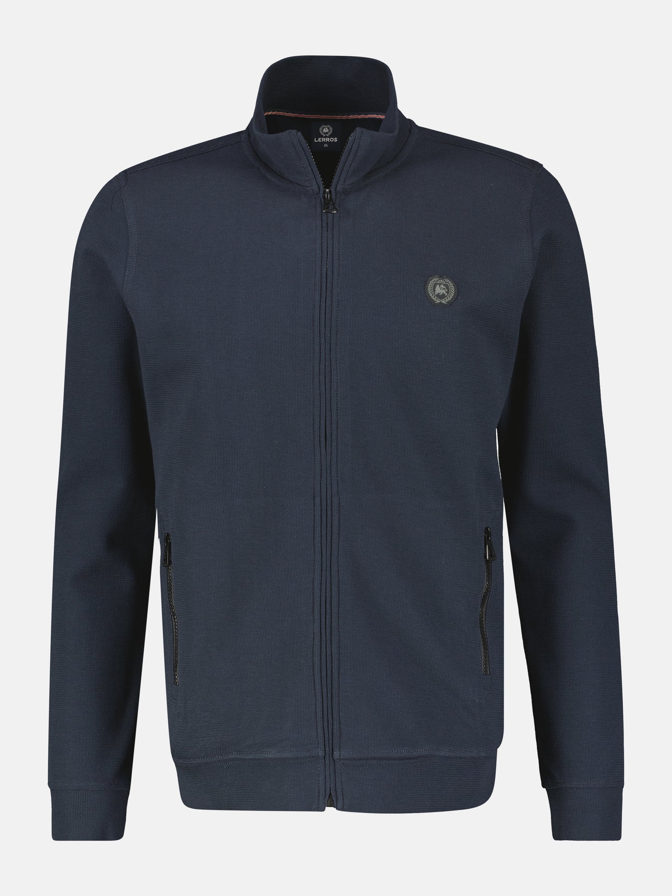 Sweatjacke in Strukturqualität