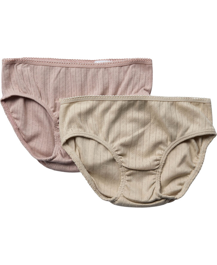 Magasin du Nord Collection Ava briefs 2-Pack - Organic GOTS Adobe rose