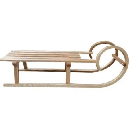 Mobilsägewerk Ingolf Martin Hörnerrodel Schlitten aus Eschenholz 110 x 29 x 33 cm (LxBxH)