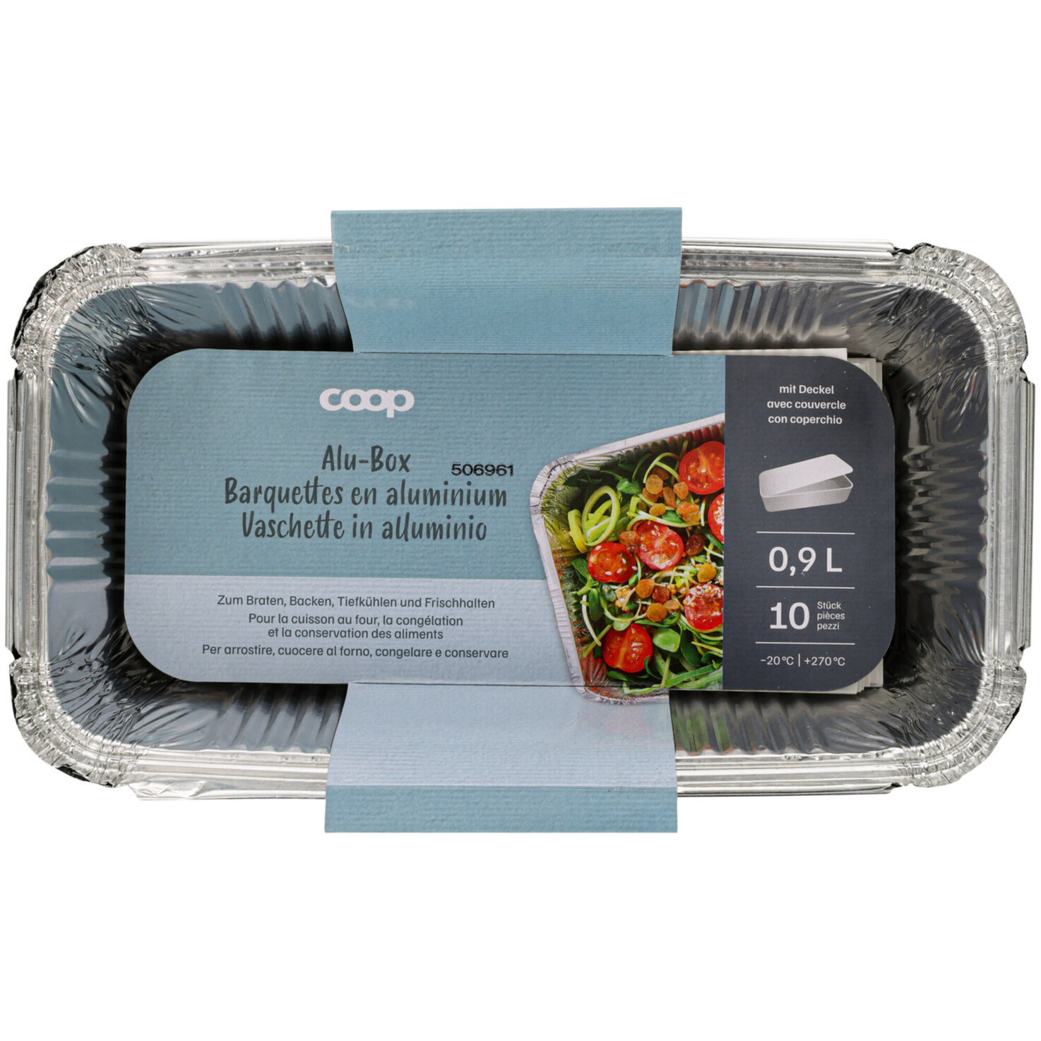 Alu-Box 0.9l 10 Stück
