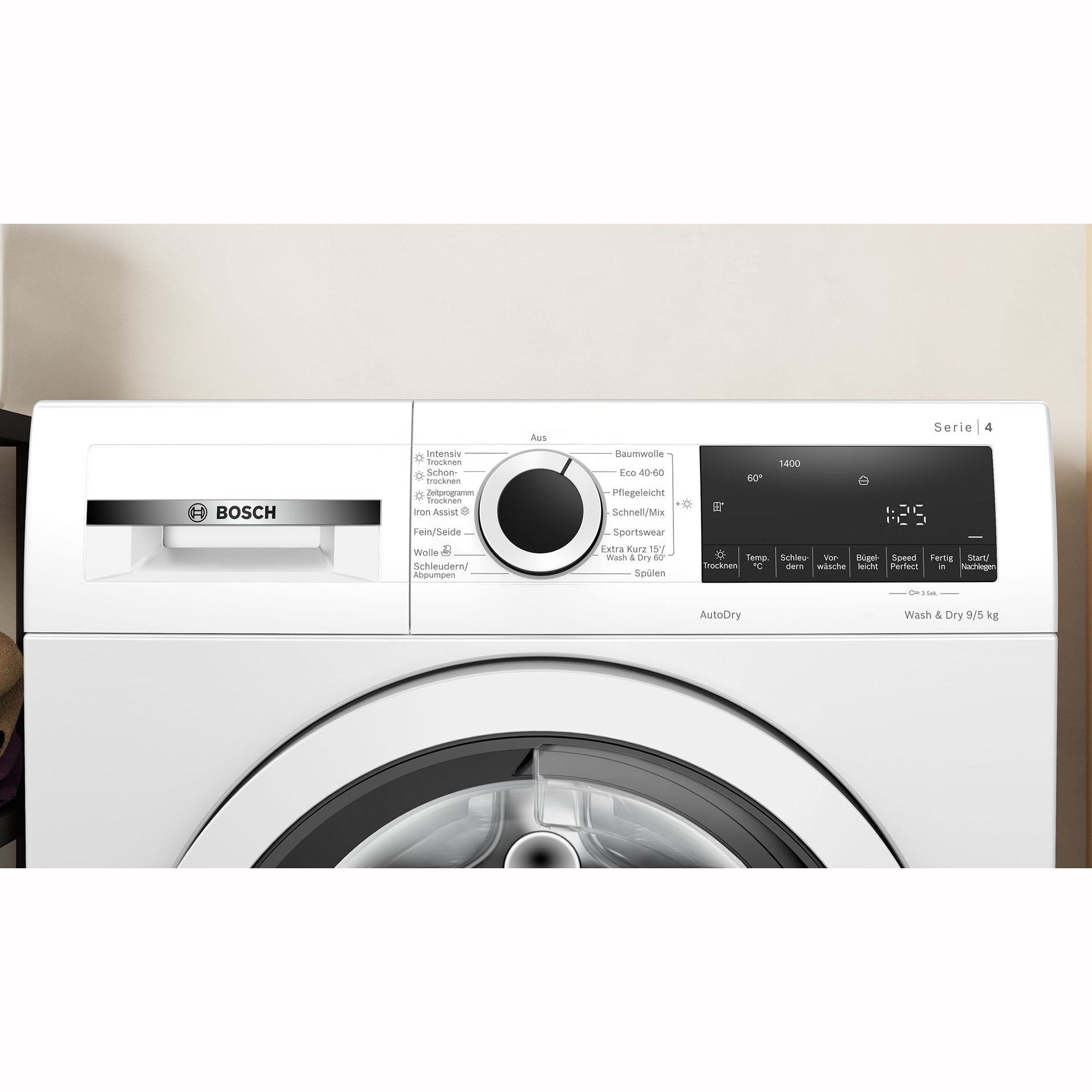 BOSCH Waschtrockner WNA13441 - 9,5 kg - 1400 U/min - E