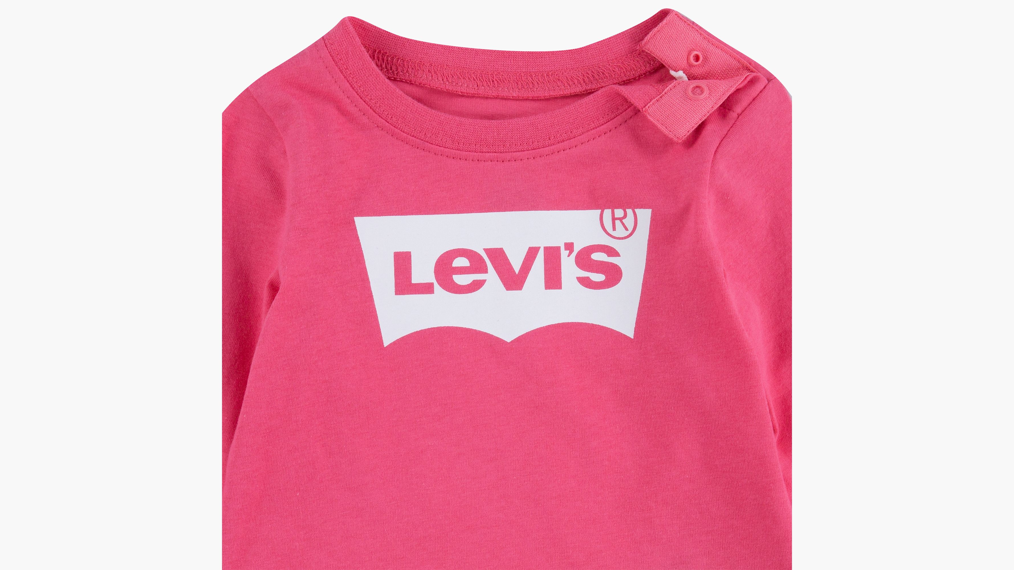 T-shirt Batwing bébé - Camellia Rose - Rose