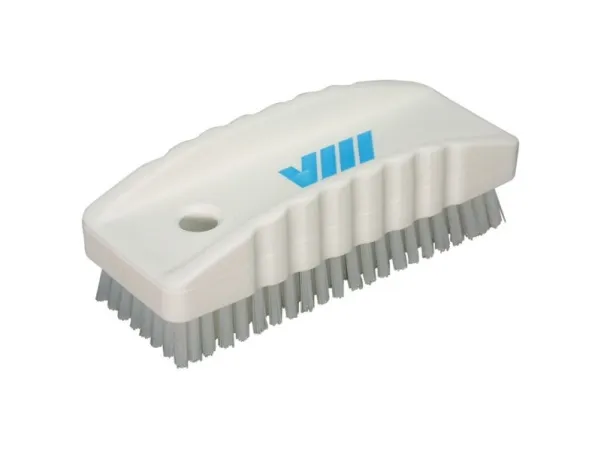 Neglebørste/Håndbørste Vikan stiv L130xB50xH40mm uden greb hvid,stk