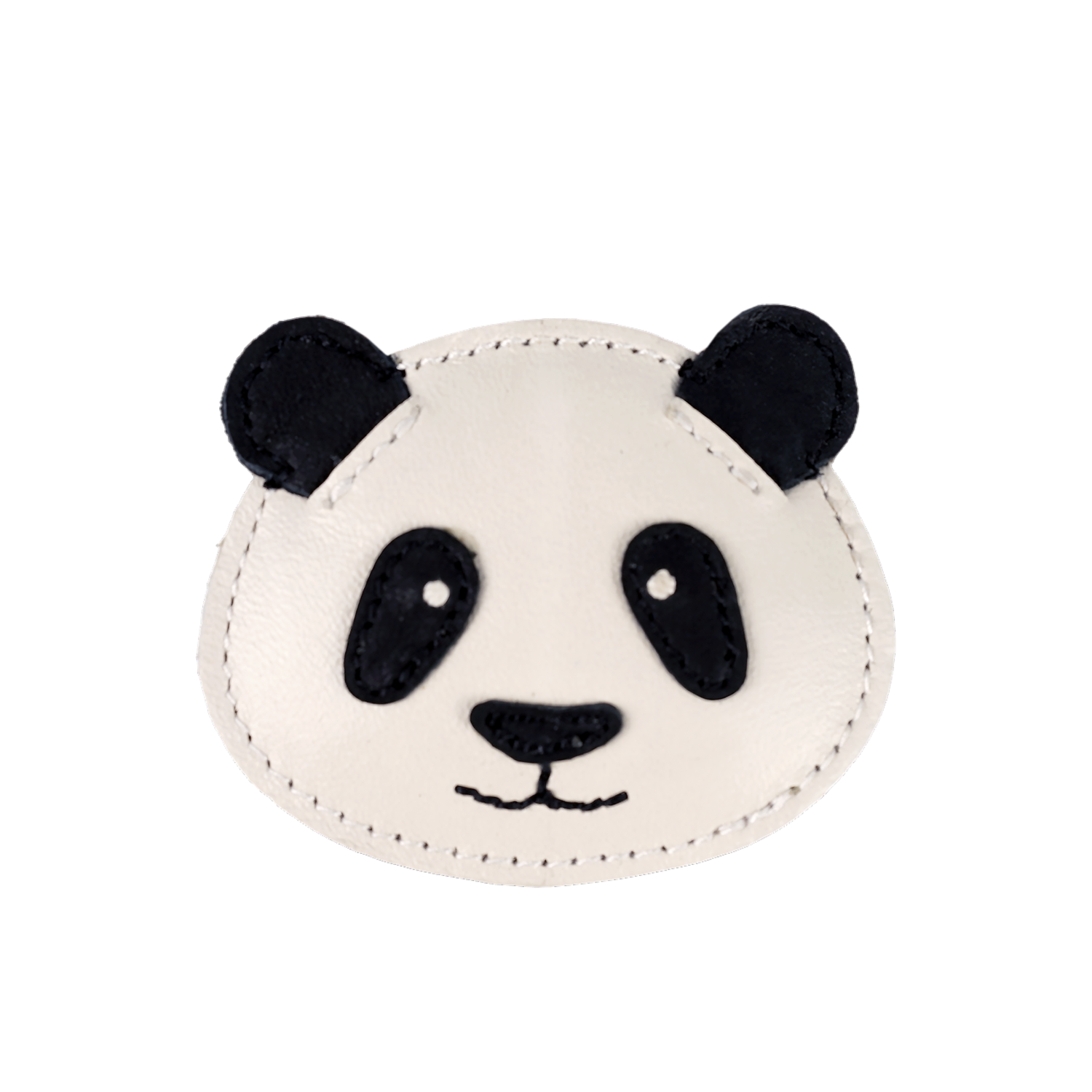 Donsje Amsterdam  | Josy Classic Hairclip | Panda | Off White Leather
