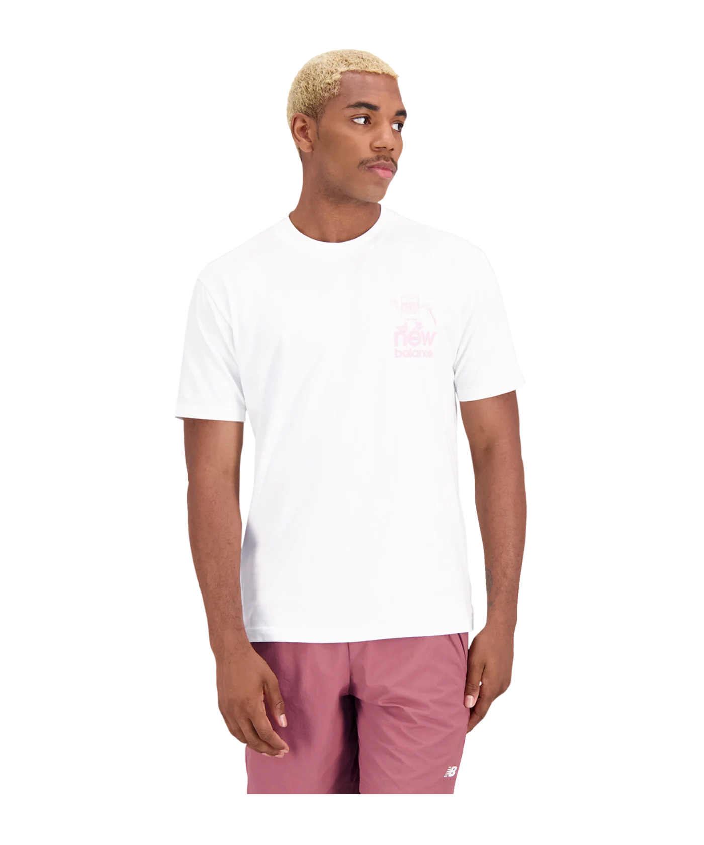 New Balance Always Half Full T-Shirt Weiss FWT