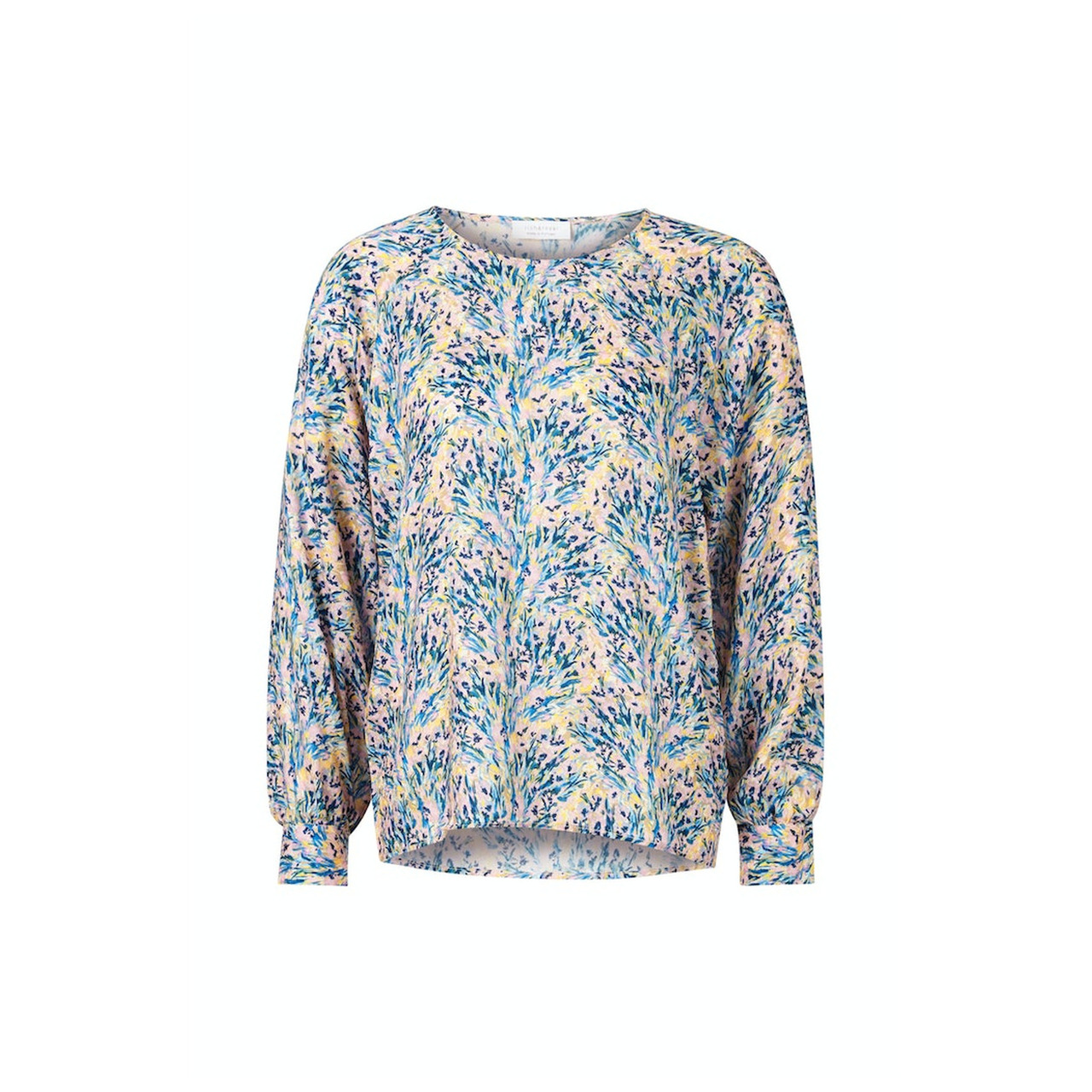 Rich & Royal Printed blouse with round neck