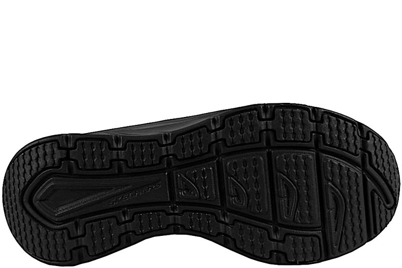 SKECHERS DLUX WALKER SNEAKERS I SORT TEKSTIL.