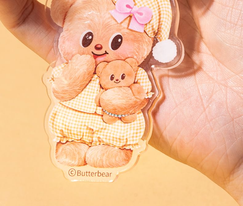Butterbear - Butterbear Acryl Sleutelhanger