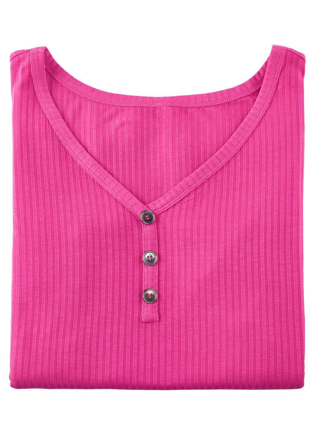 Laurina Trägershirt mit Zierknopfleiste