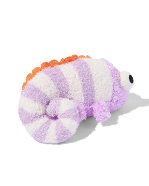 caméléon en peluche