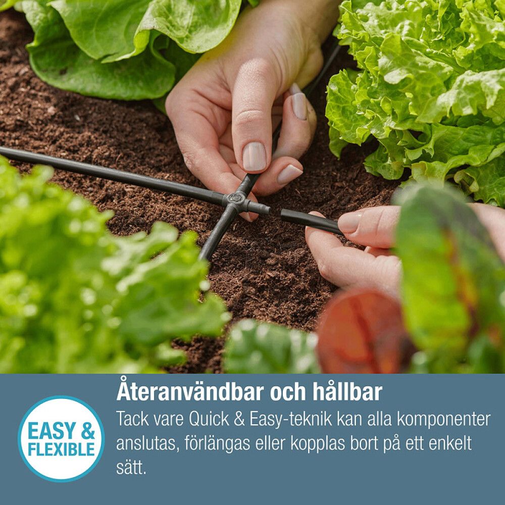 KRYSSKOBLING GARDENA MICRO-DRIP-SYSTEM 3/16