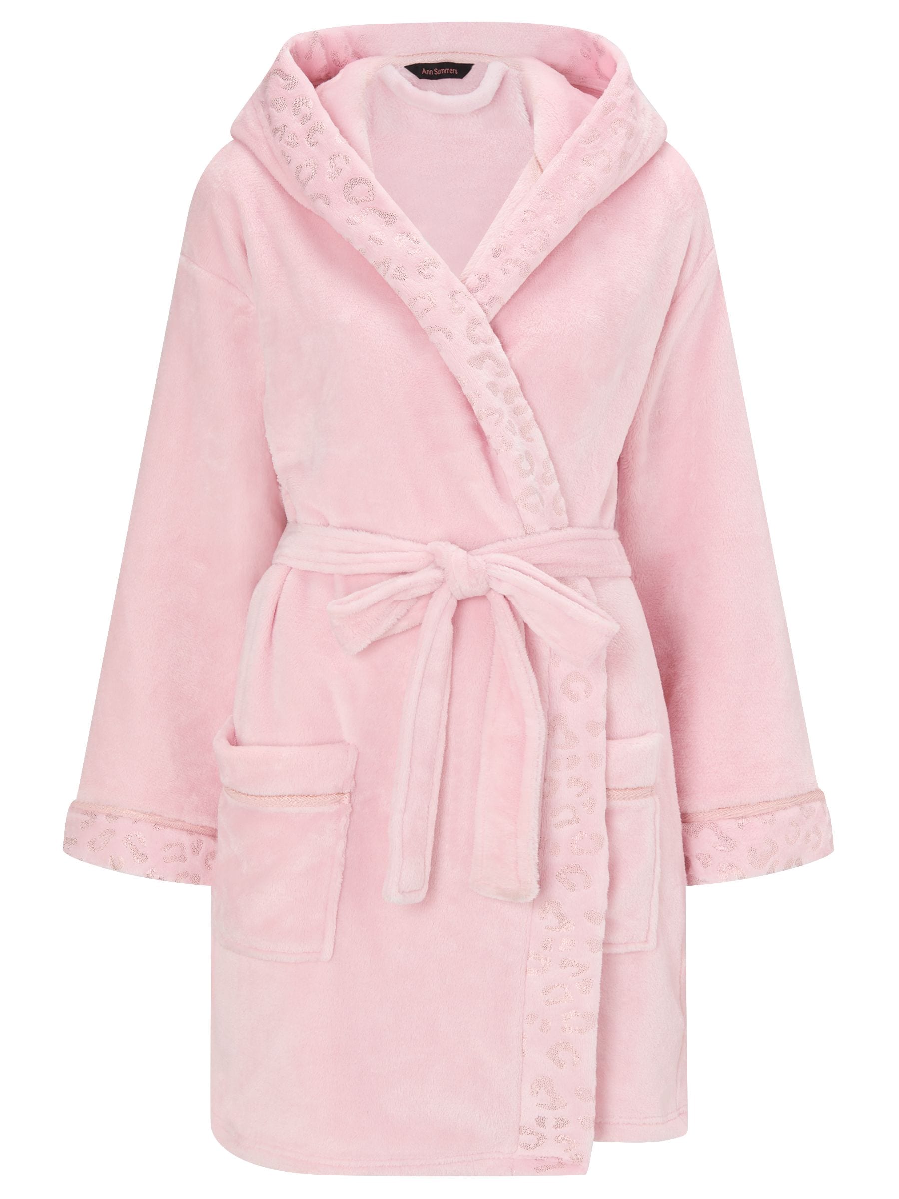 Roze - Ann Summers Signature Sparkle Fluffy Robe