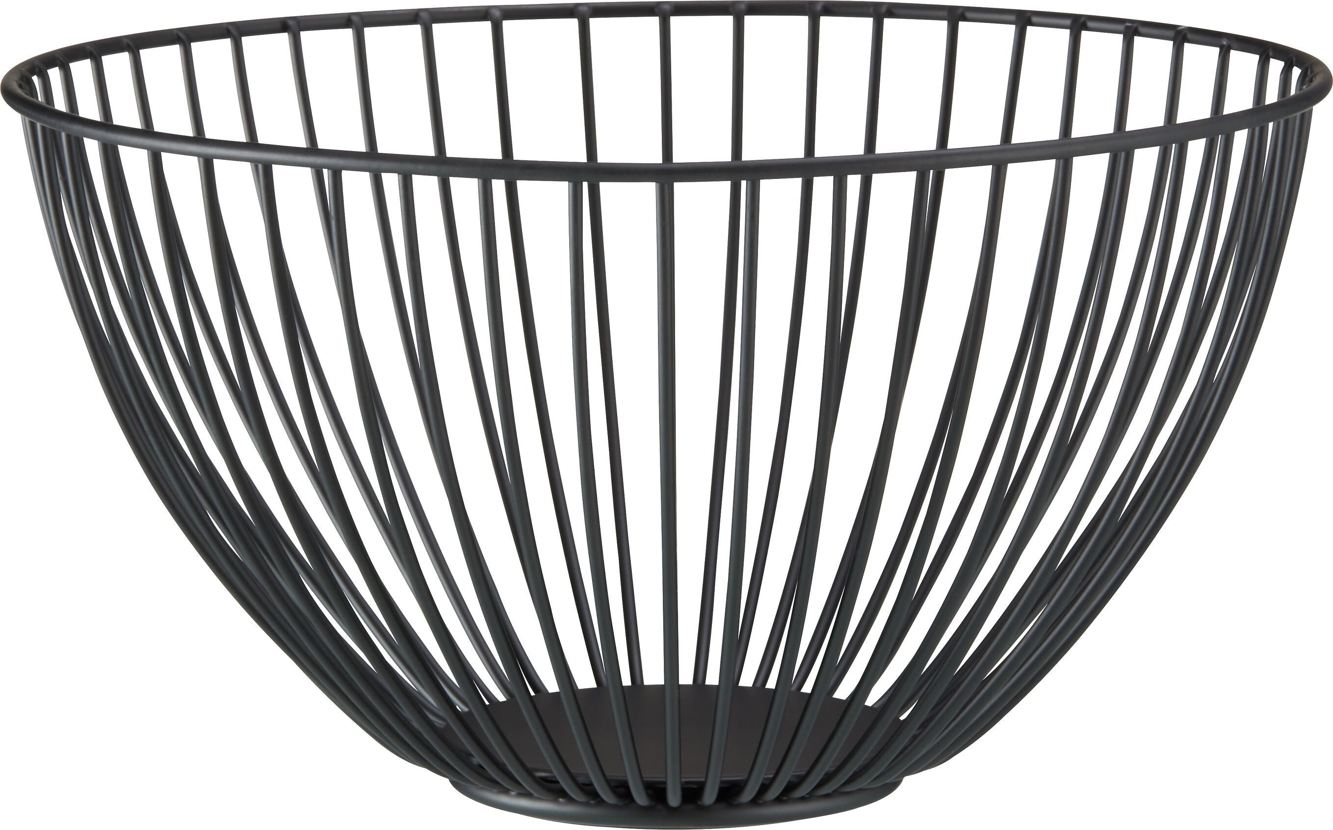 CESINA Früchtekorb - Schwarz / H: 12.5 cm