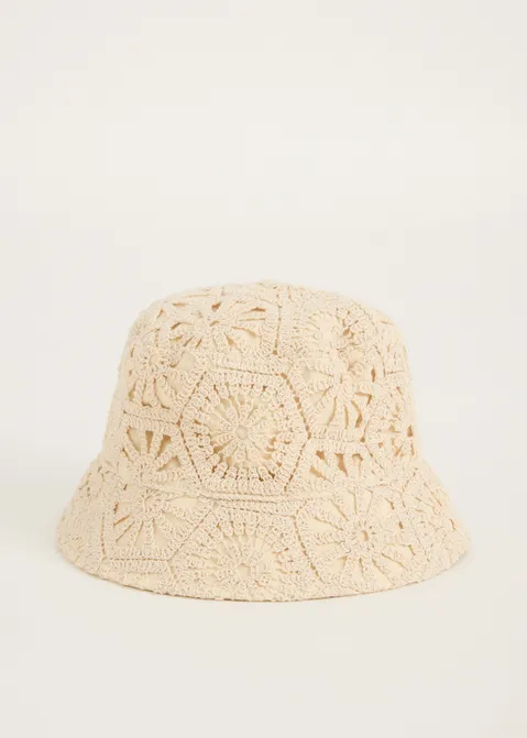Kanten bucket hat off-white (ECRU)