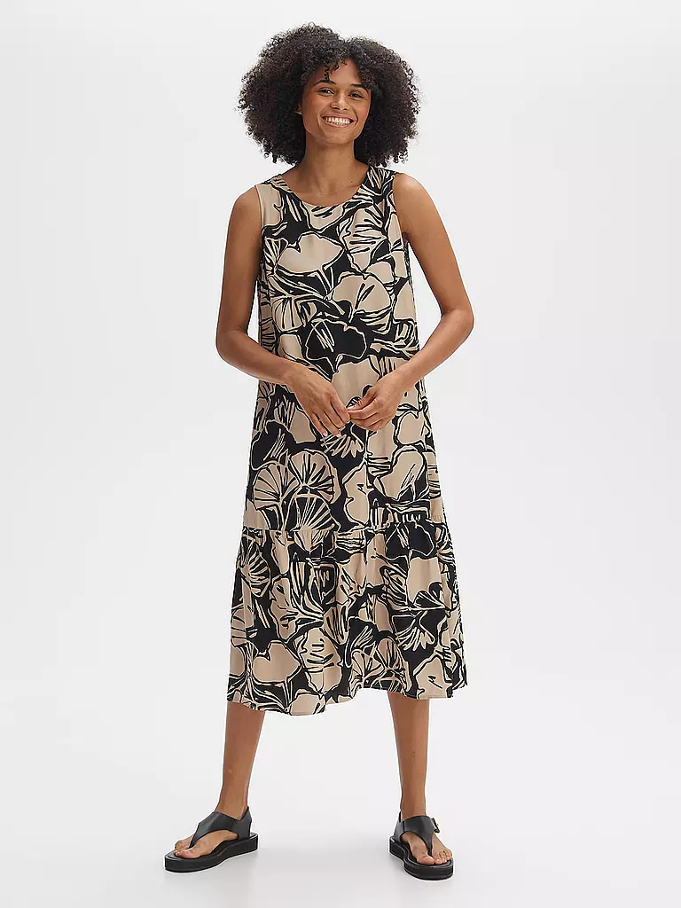 OPUS Midikleid WICY ART schwarz