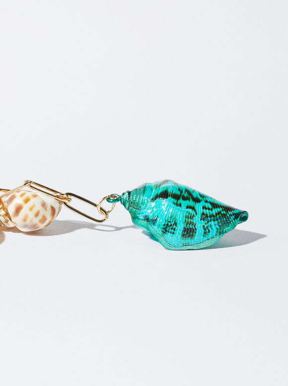 Colar com Conchas - Multicolorido