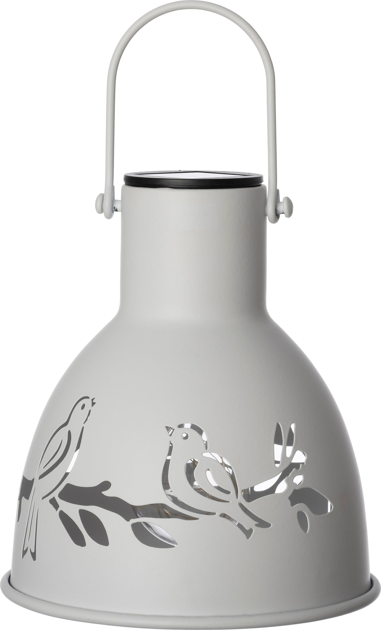 Intratuin solar lantaarn Skopje vogels wit D 16 H 17 cm