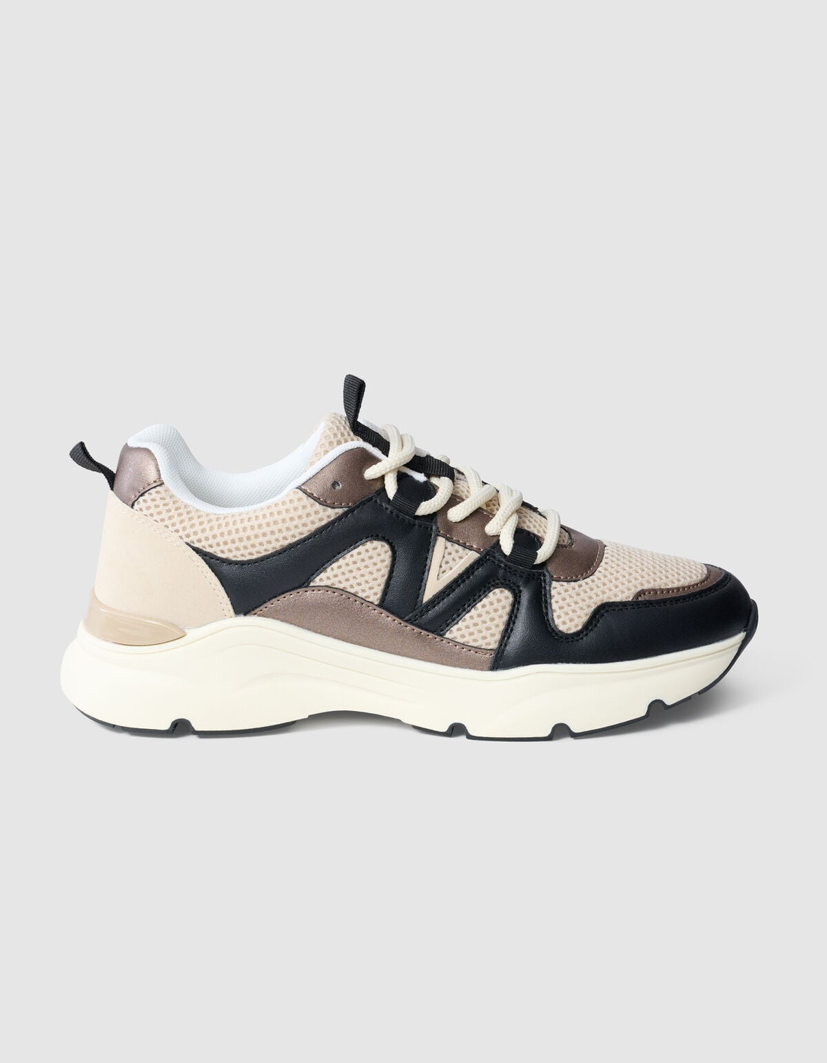 Casual Sneaker Zand/Zwart