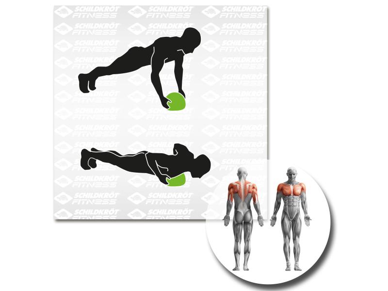 Schildkröt Fitness Medizinball Slamball 3 kg Für das Fitnesstraining