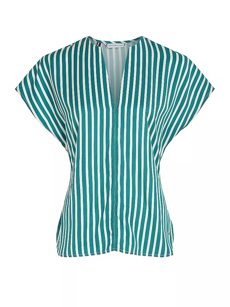 TOMMY HILFIGER Blusenshirt  grün