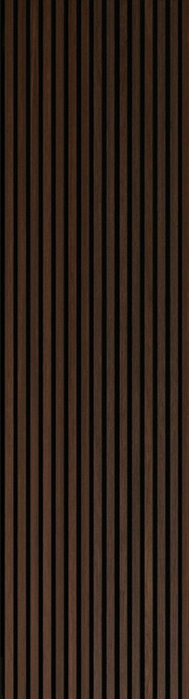 AKUSTIKKPANEL FIBROTECH 22X605X2440MM RØKT EIK