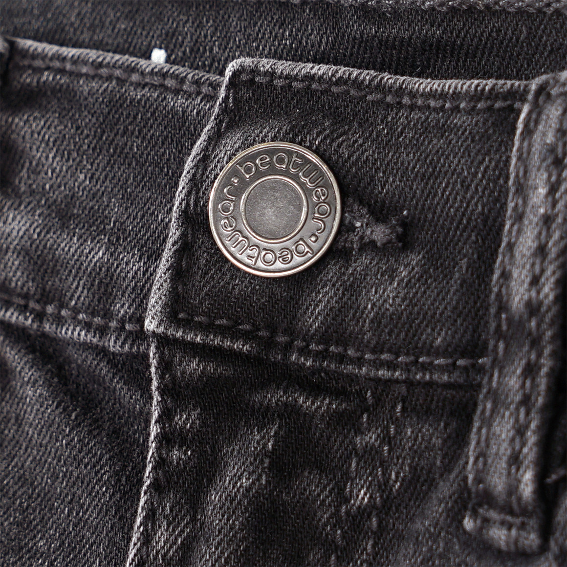 Beatwear Jungen Relaxed-Jeans mit verstellbarem Bund dunkelgrau