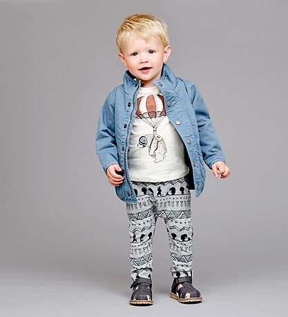En Fant T-shirt - Creme m. Isbjørn