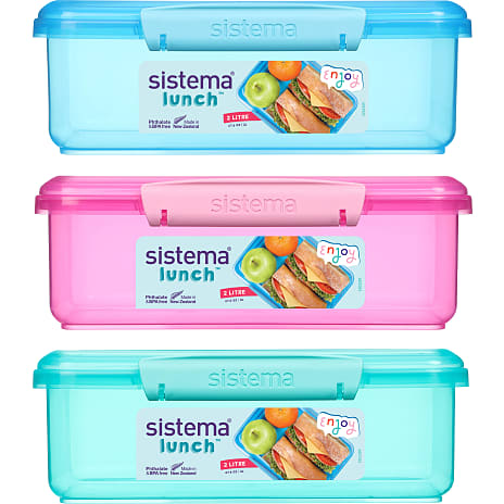 Sistema Lunch madkasse (2L) - flere varianter - assorteret