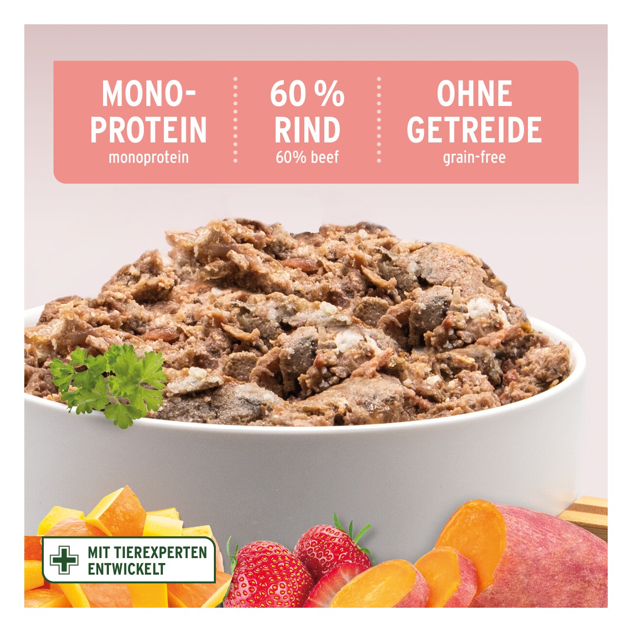 AniForte Nassfutter Junior Menue Rind 6 x 400g