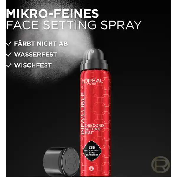 Setting Spray Infaillible: 3-Second Setting Mist