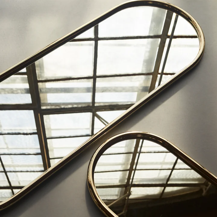 AYTM - Angui Wandspiegel small, 29 x 78 cm, silber