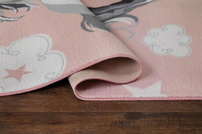 KMCarpets Horse Gulvteppe 80x150, Rosa