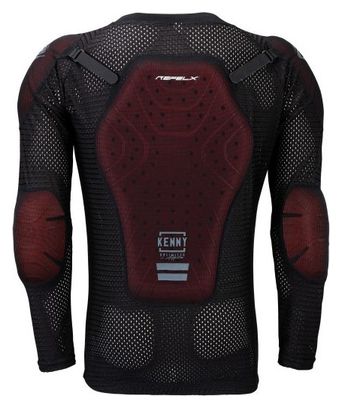 Gilet de Protection Kenny Reflex Noir/Rouge